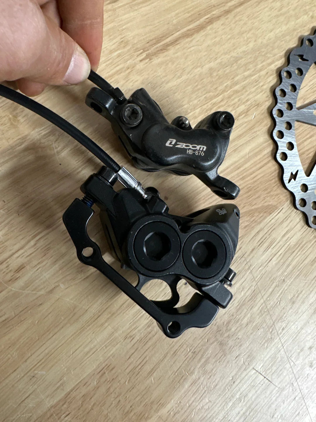 Extreme Razor / ETM™ Hydro Brake Kit for OEM Razor swingarm and OEM front and rear wheel