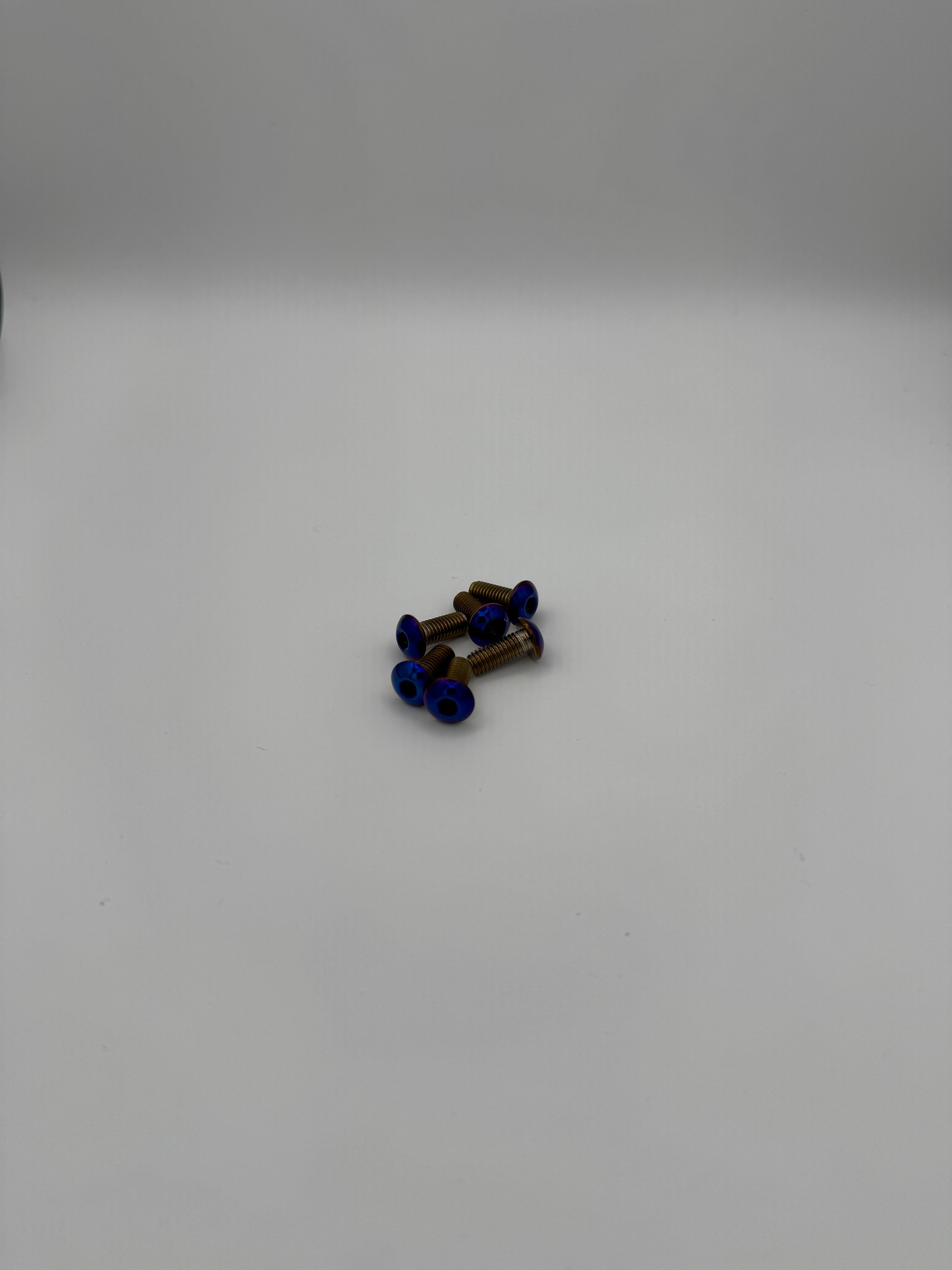 Titanium Fork Guard Bolts - 6-Piece Set