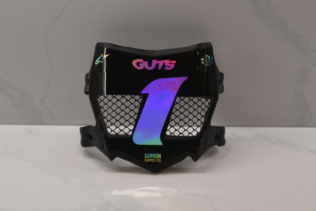 "MotoCutz" Vented Front Number Plate