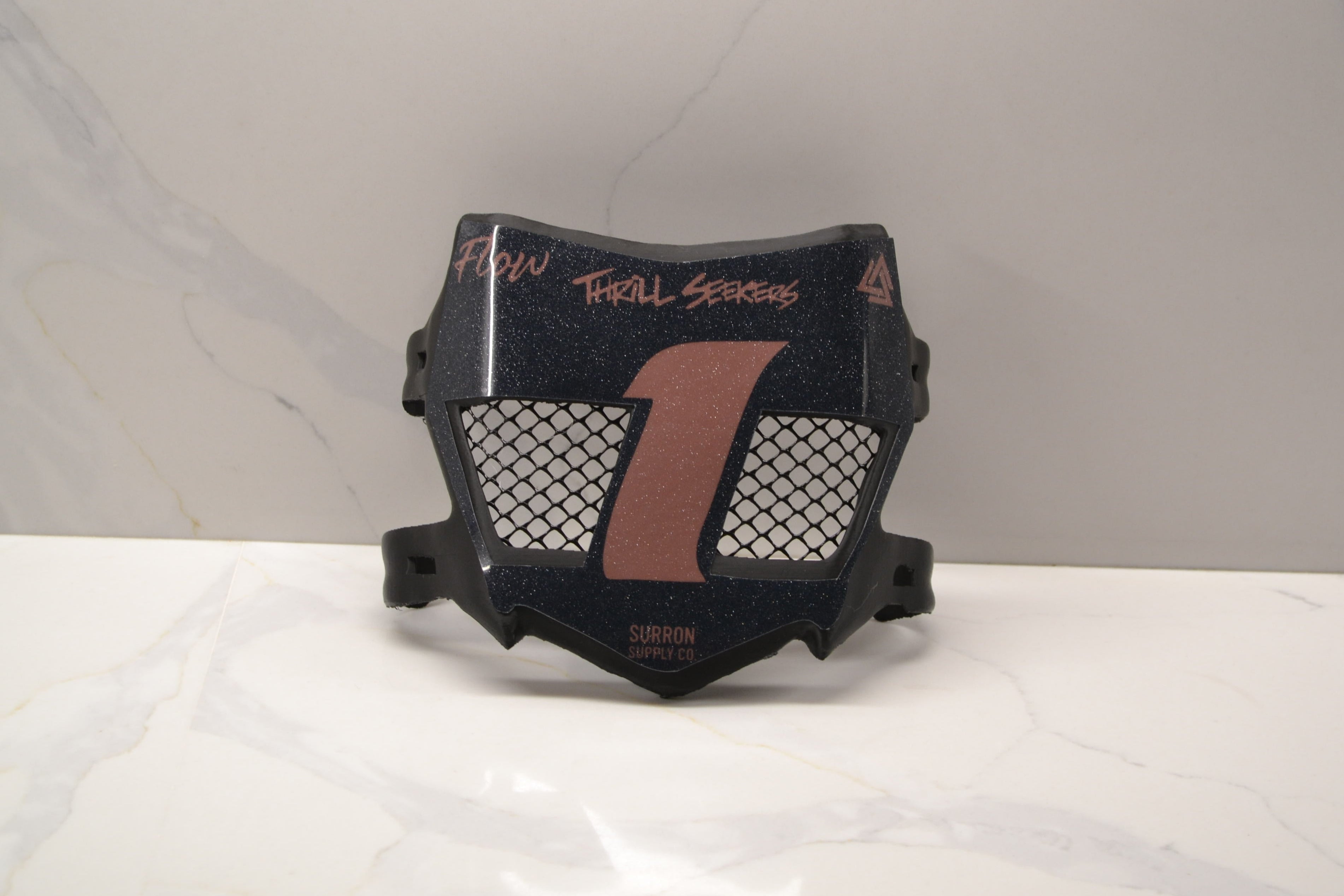 "MotoCutz" Vented Front Number Plate