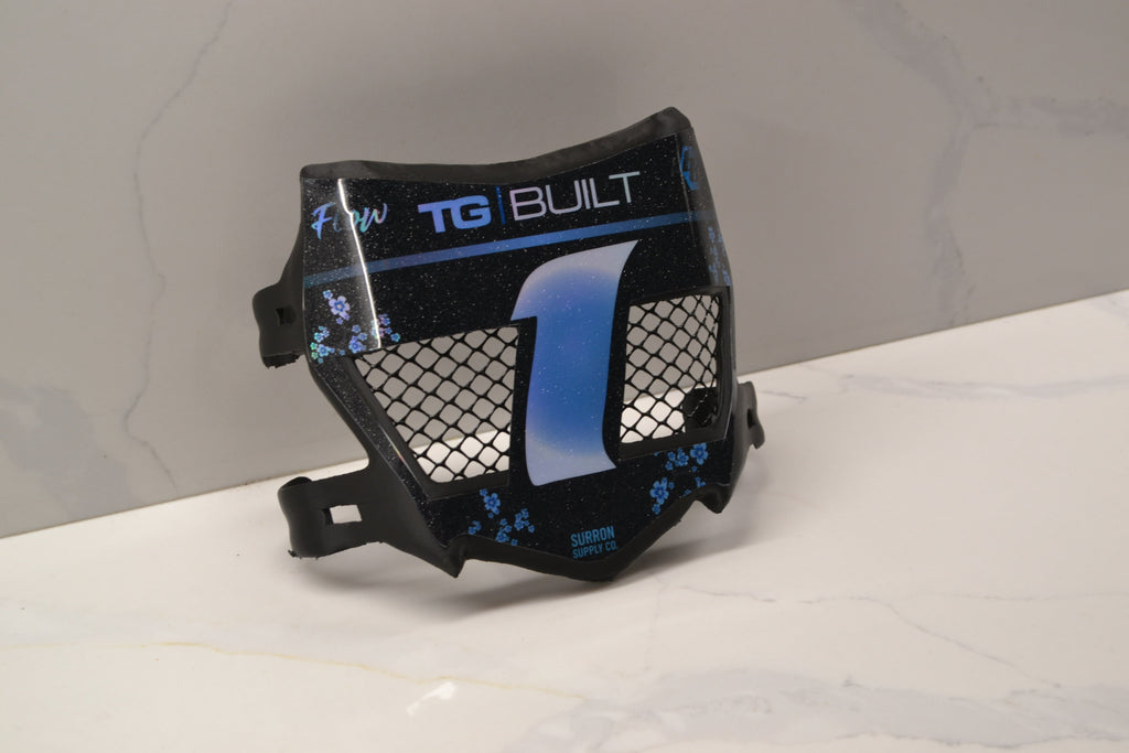 "MotoCutz" Vented Front Number Plate