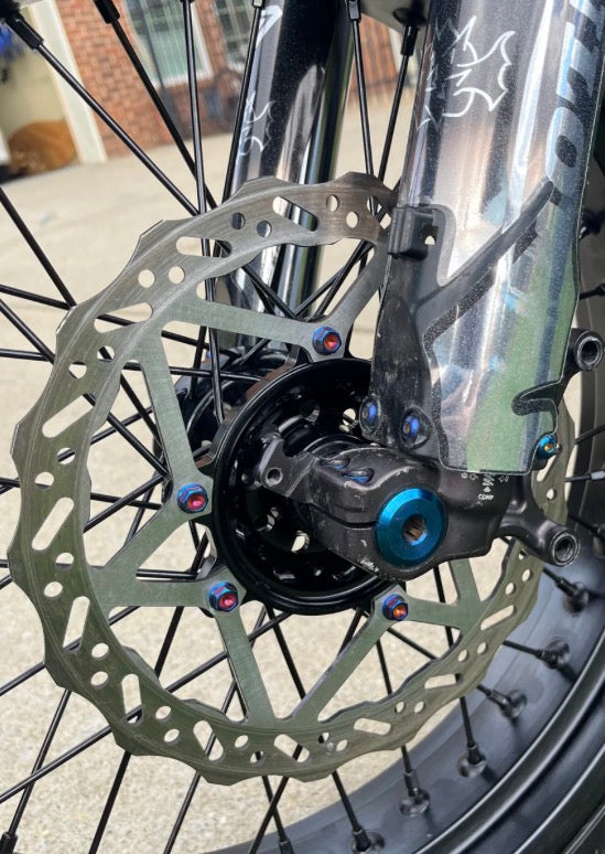 Ultra Bee Disc Brake Titanium Bolts (set of 6)