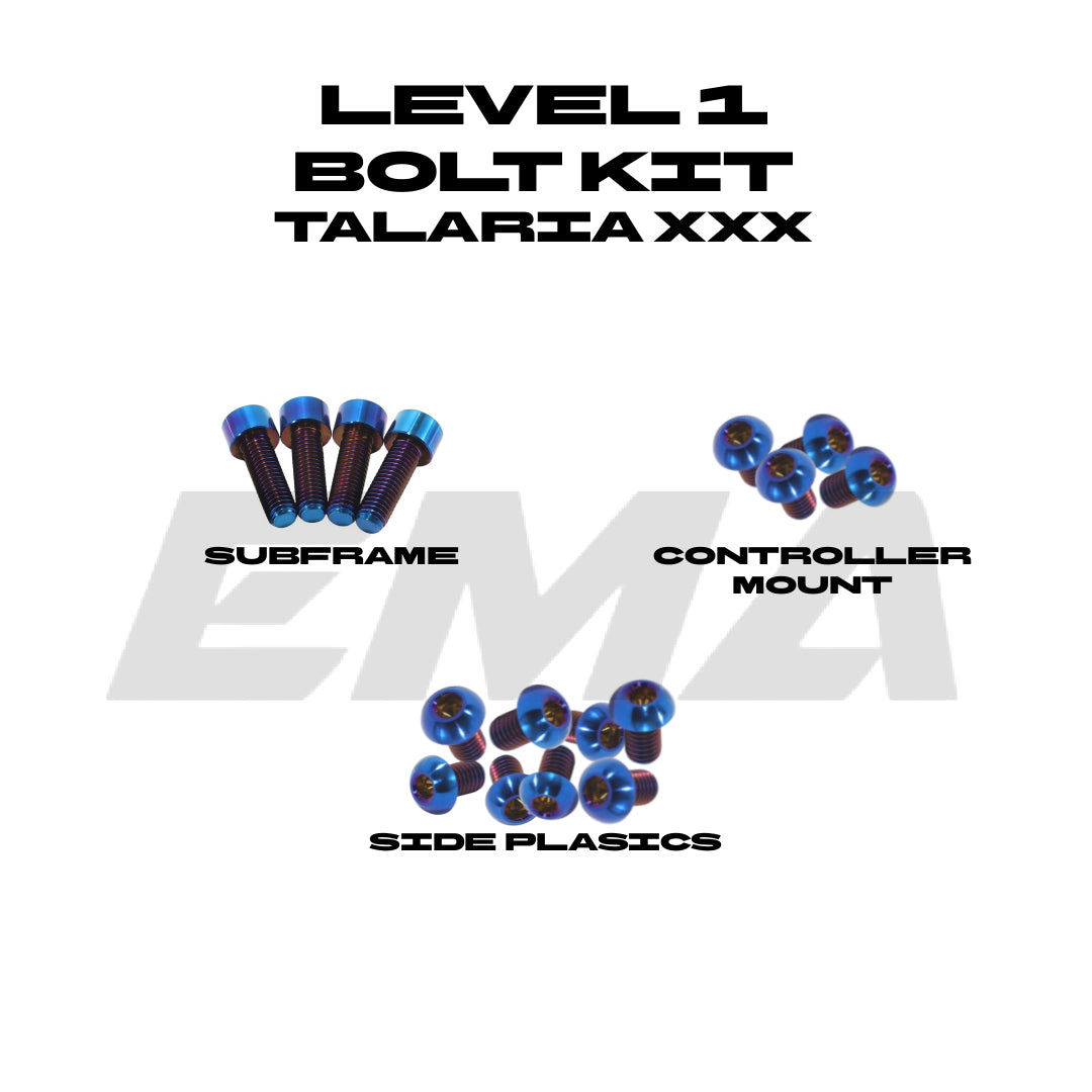 Talaria XXX level 1  titanium bolt kit