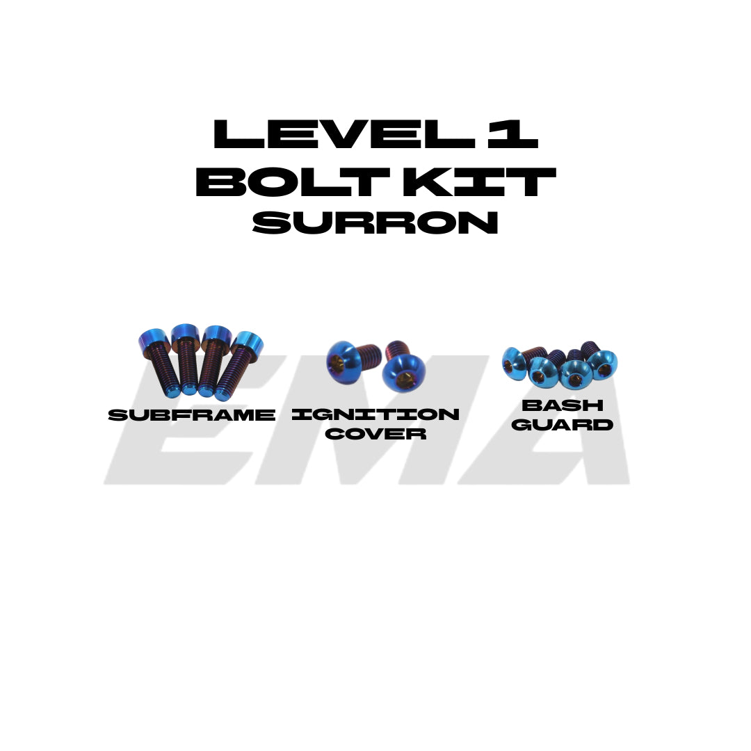 Surron level 1 titanium bolt kit